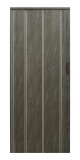 Drzwi harmonijkowe 008P-80-64 dąb grafit mat 80 cm