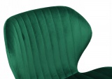 Krzesło aksamitne DALLAS Velvet Ciemno-Zielone