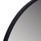 Lustro ścienne loftowe Sander 70 cm czarne