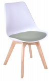 Krzesło K-NANTES DSW biało-szare