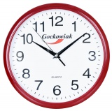 Zegar ścienny kuchenny biurowy płynący cichy 26cm Gockowiak
