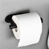 Uchwyt na papier toaletowy DERES czarny