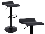Krzesło barowe PORTI BLACK czarne