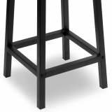 Krzesło barowe metalowe KENT RUSTIC loft