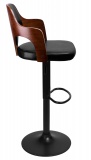 Krzesło barowe TOLEDO czarne