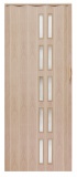 Drzwi harmonijkowe 005S-50-80 dąb sonoma 80 cm