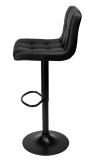 Krzesło barowe ARAKO BLACK czarne