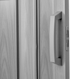 Drzwi harmonijkowe  004-80-07 Szary Dąb 80 cm