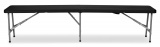 Zestaw cateringowy FETA BLACK stół 180 cm + 2 ławki