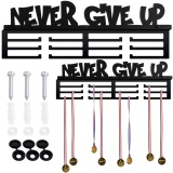 Wieszak na medale - NEVER GIVE UP
