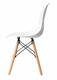 Krzesło skandynawskie PARIS białe