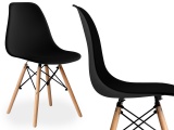 Krzesło skandynawskie MILANO czarne
