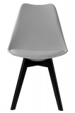 Krzesło loftowe K-NANTES BLACK DSW szare