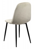 Krzesło aksamitne ORLANDO Velvet Beżowe