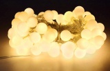 Lampki świąteczne choinkowe LED BUBBLE ciepła biel 50 lampek