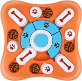 Puzzle dla psa gra zabawka PONGO pomarańczowy